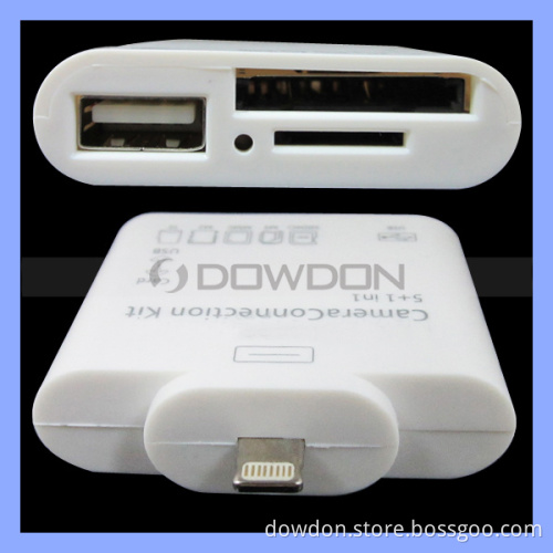 5 in 1 Camera Connection Kit for iPad Mini/ iPad 4 Air Card Reader
